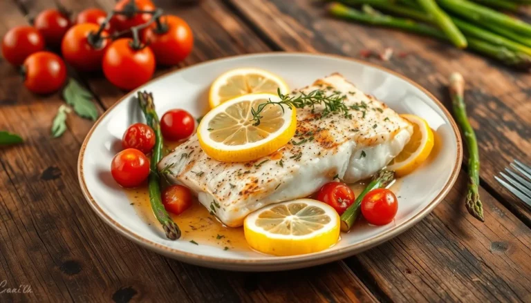 Baked Lemon Cod Fish