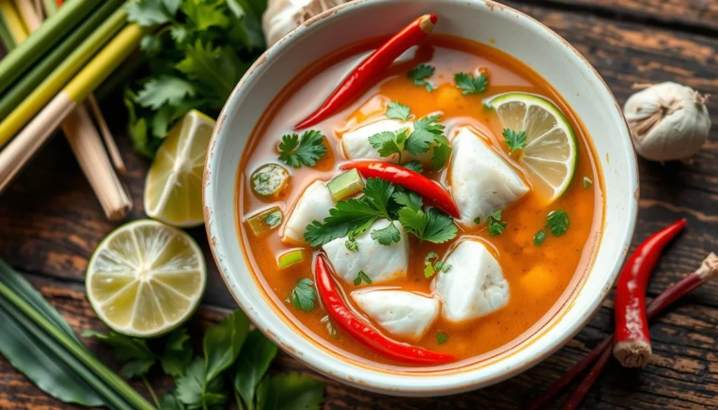 Thai Coconut Fish Soup 2