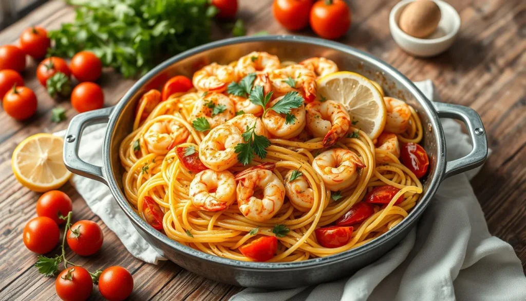 baked shrimp scampi pasta