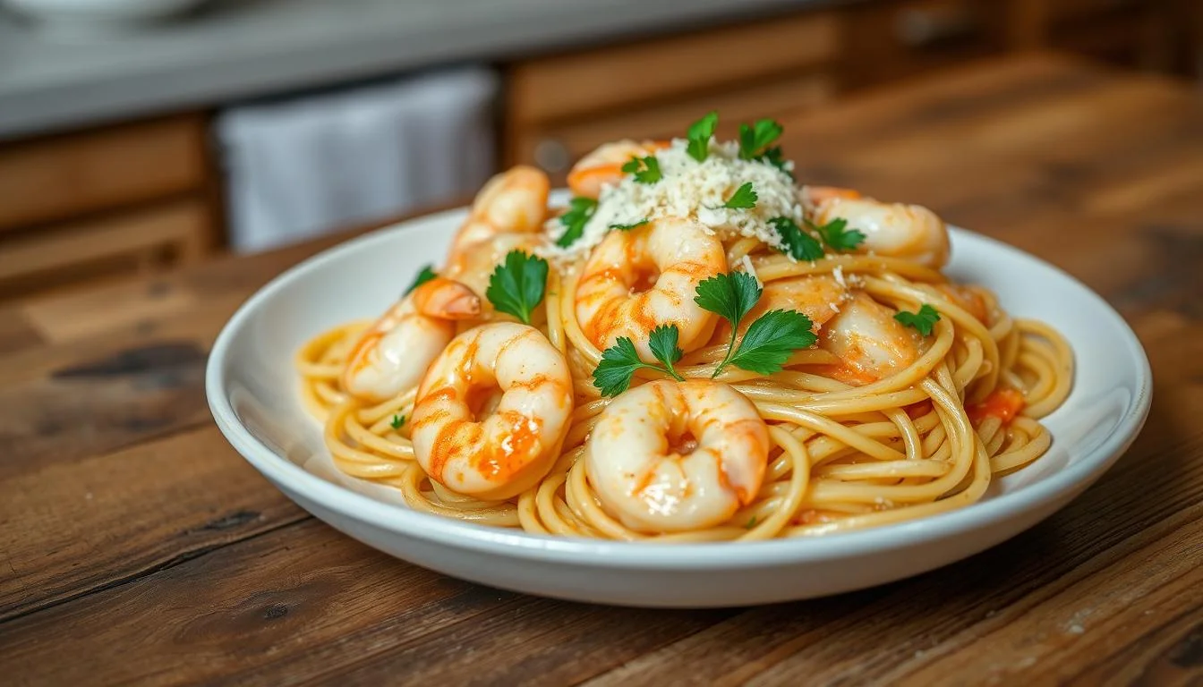 baked shrimp scampi pasta