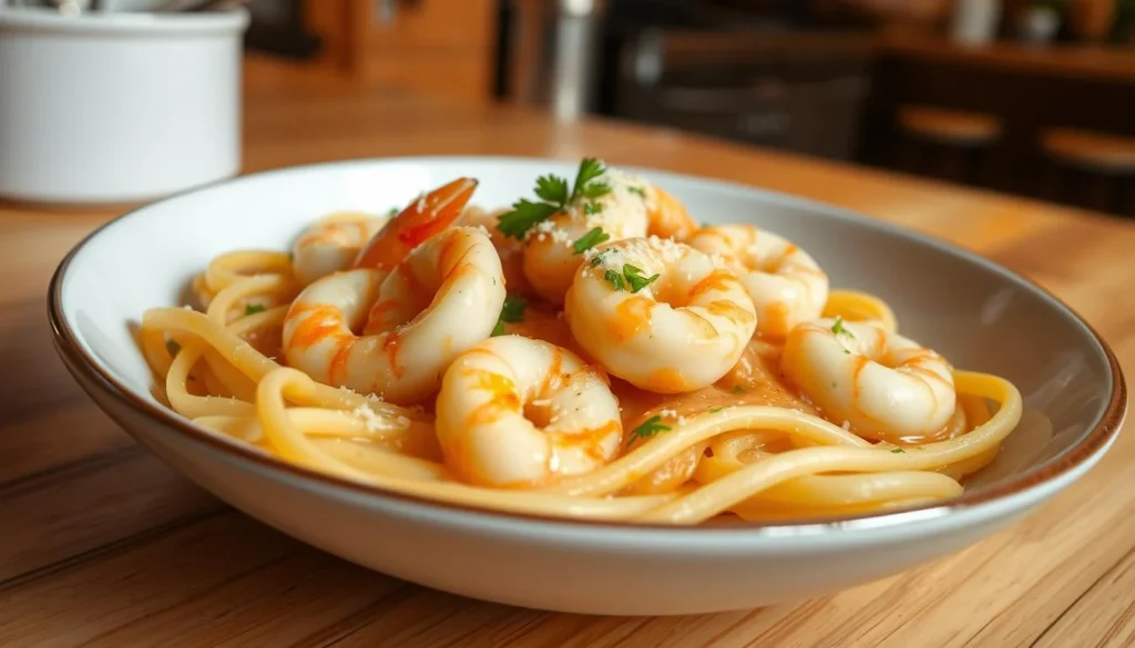 creamy shrimp pasta