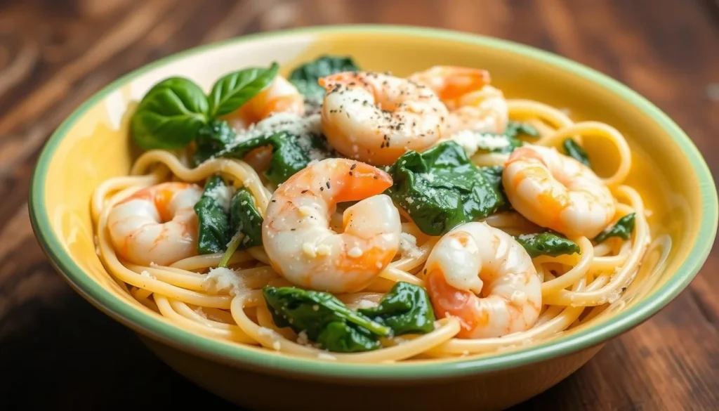 creamy shrimp pasta