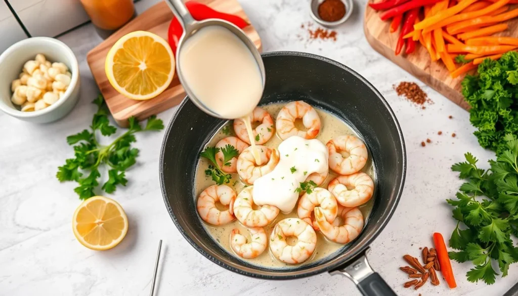 shrimp cream sauce