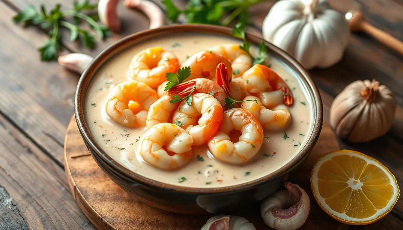 shrimp cream sauce