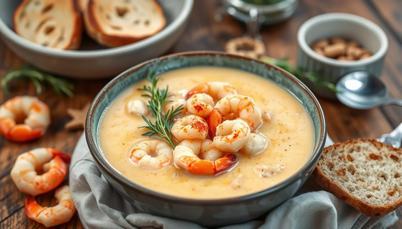 Crab and Shrimp Seafood Bisque