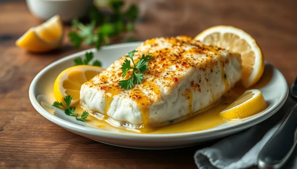 garlic butter baked cod