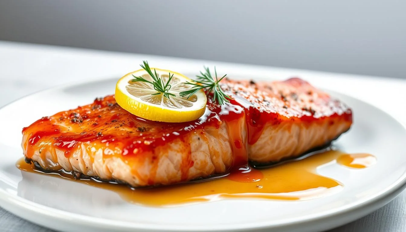 honey glazed salmon